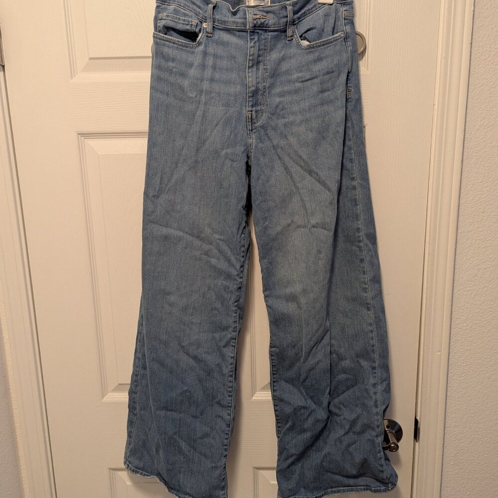 FRAME Le Slim Palazzo High Waist Wide Leg Jeans - Picture 4 of 9